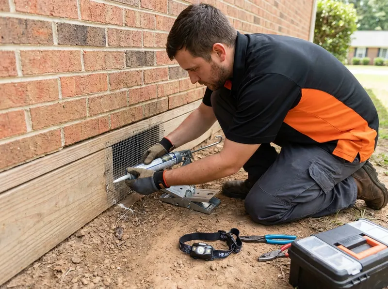 Rodent Exclusion & Crawlspace Trapping in Fayetteville, NC