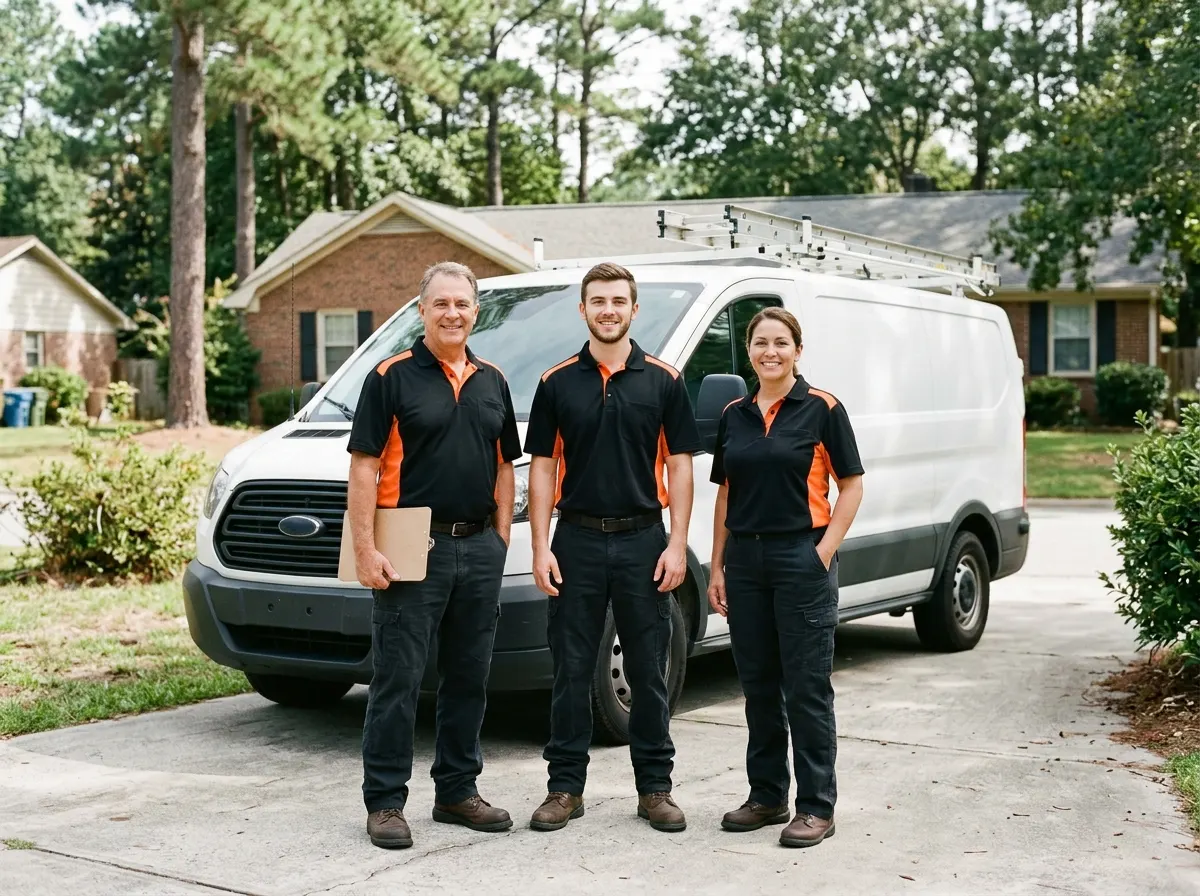 The Praxeno Pest Solutions team, pest control service in Fayetteville, NC